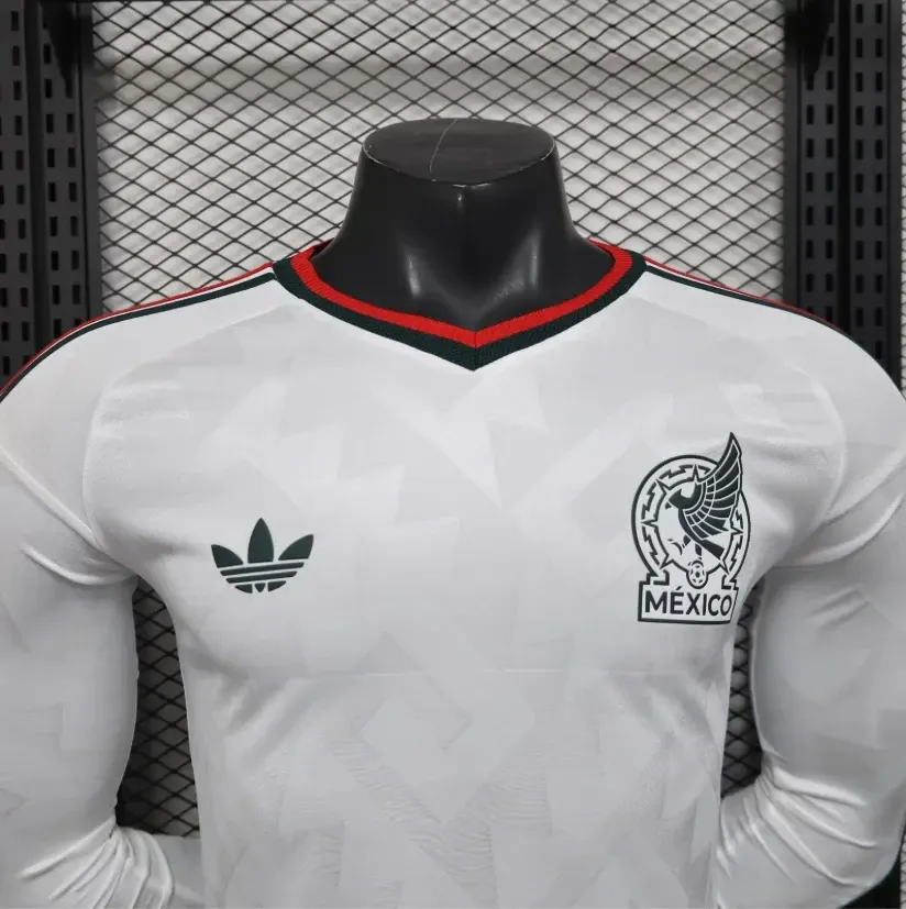 2026 Long Sleeve Player Version Mexico National Team Away Soccer Jersey