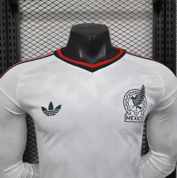 2026 Long Sleeve Player Version Mexico National Team Away Soccer Jersey