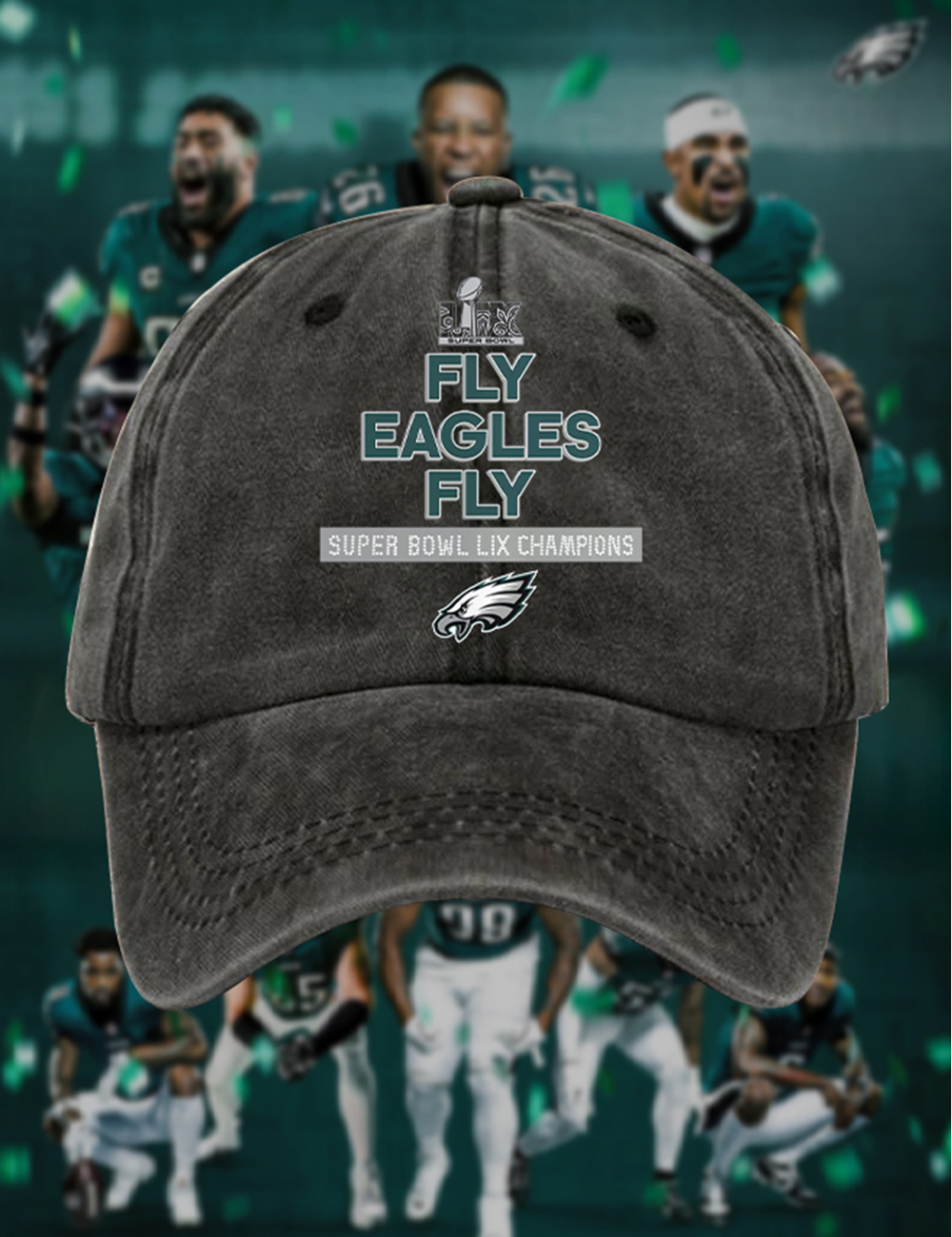 Fly Eagles Fly Super Bowl LIX Champions Cap