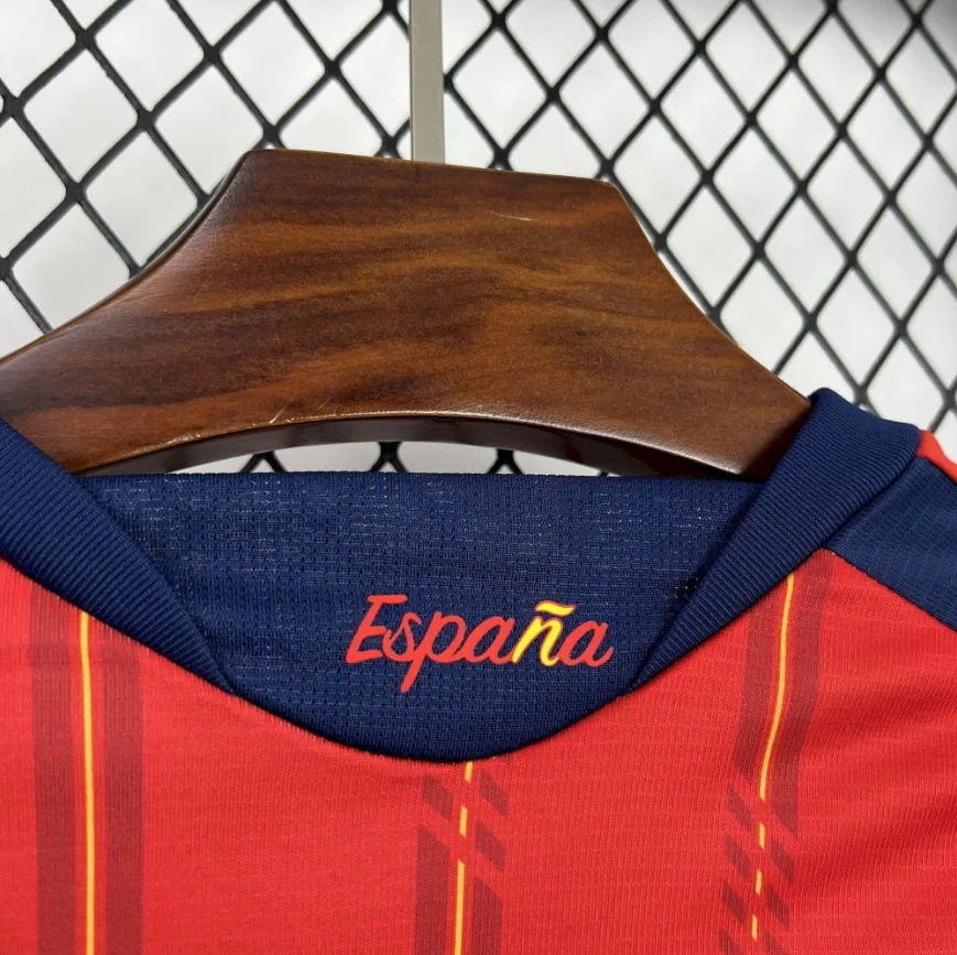 2026 Long Sleeves Spain National Team Home Soccer Jersey