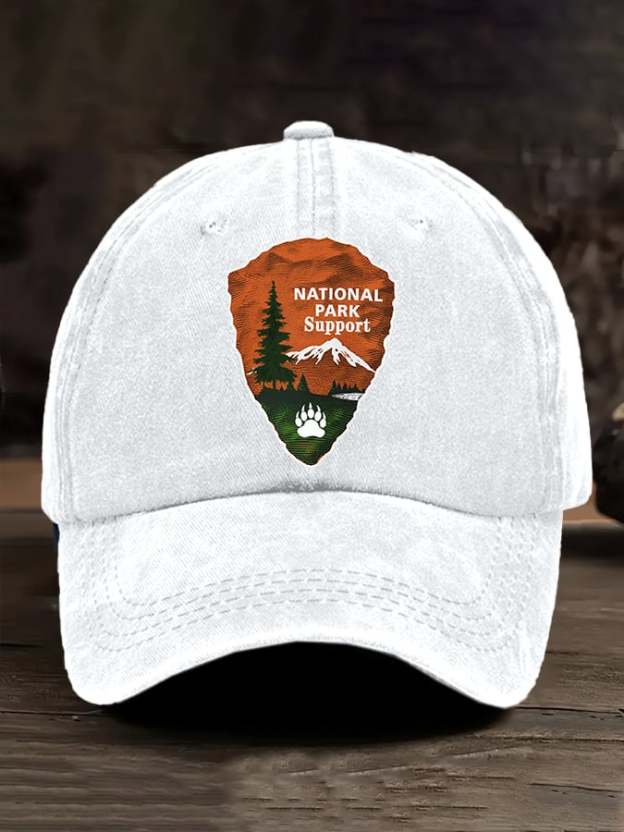 Protect Our National Parks Print Baseball Cap