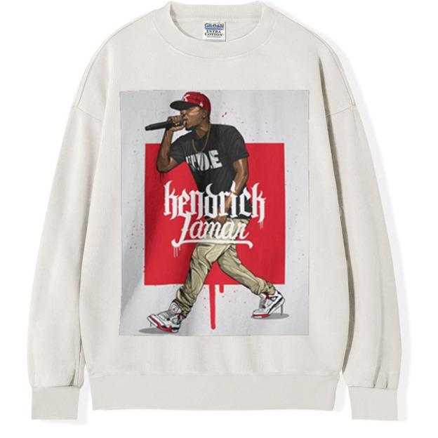 NEW, DOPE-Ass K Dot: TDE Shirt And a Mic! Kendrick Lamar Sweatshirt