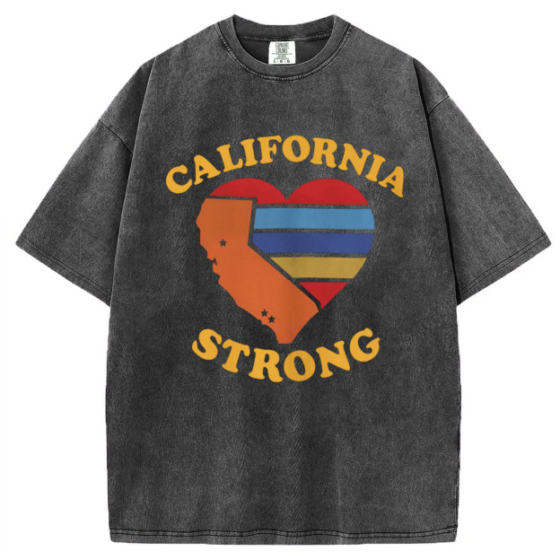 California Strong Heart Map T-Shirt/Sweatshirt