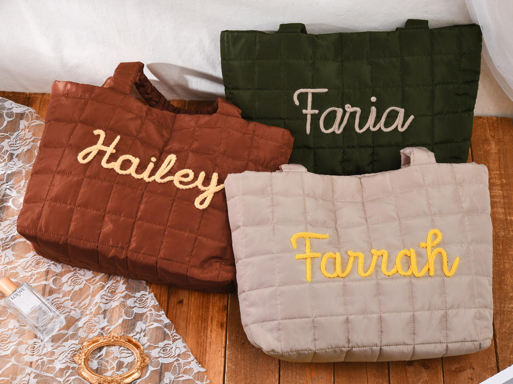 Personalized Name Tote Bag