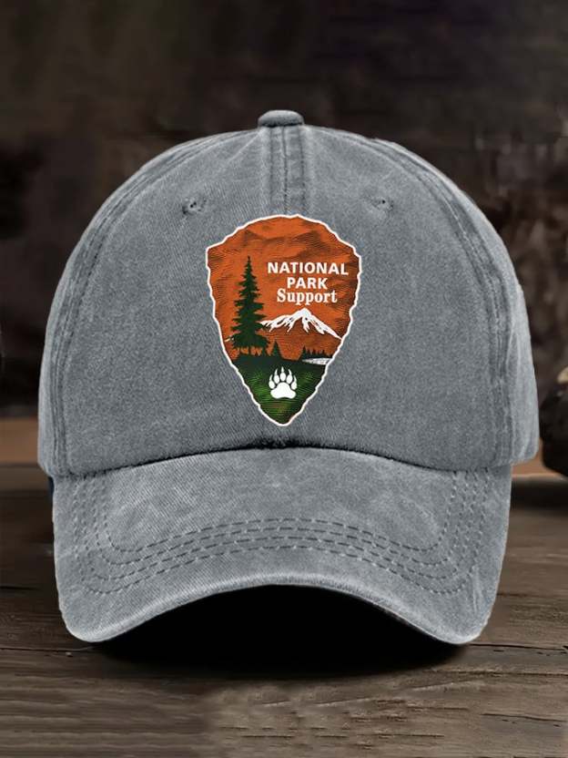 Protect Our National Parks Print Baseball Cap
