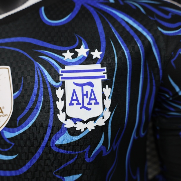 2026 Long Sleeve Player Version Argentina Away Soccer Jersey 