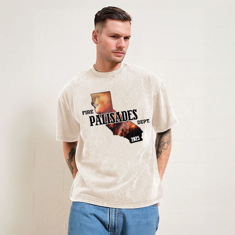 Fire Palisades Dept Shirt, Support LA Wildfire Relief T-Shirt/Sweatshirt