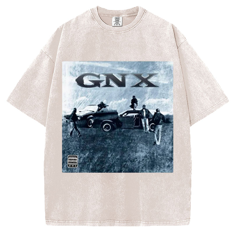 KENDRICK LAMAR GNX Album Cover T-Shirt,90s Hip Hop Graphic Rap Sweatshirt