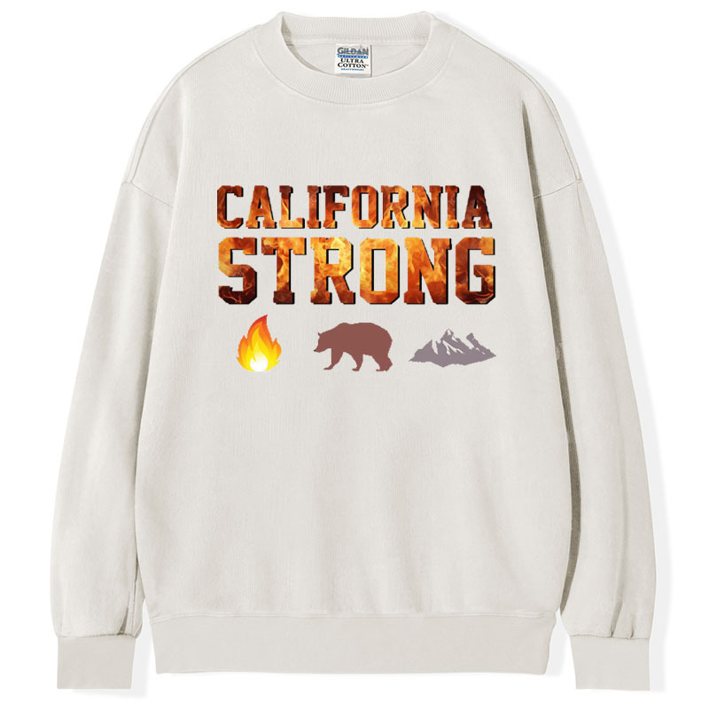 California Strong Shirt, Support LA Wildfire Victims Sweatshirt