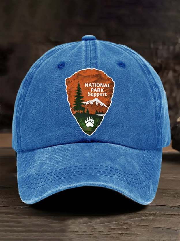 Protect Our National Parks Print Baseball Cap