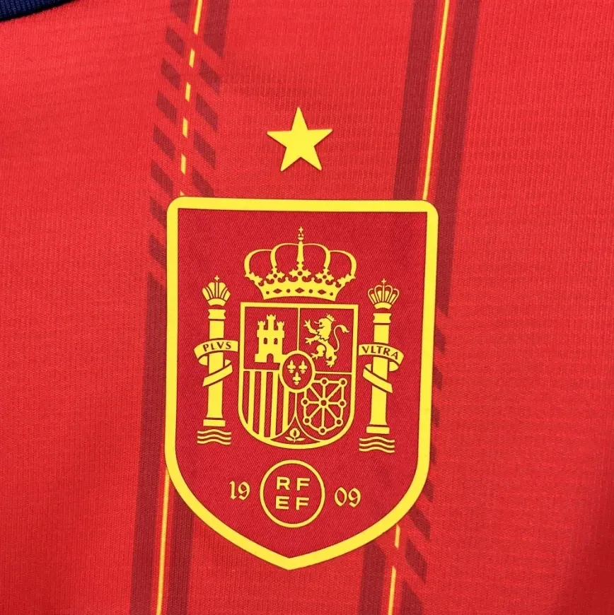 2026 Long Sleeves Spain National Team Home Soccer Jersey