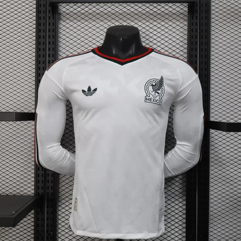 2026 Long Sleeve Player Version Mexico National Team Away Soccer Jersey