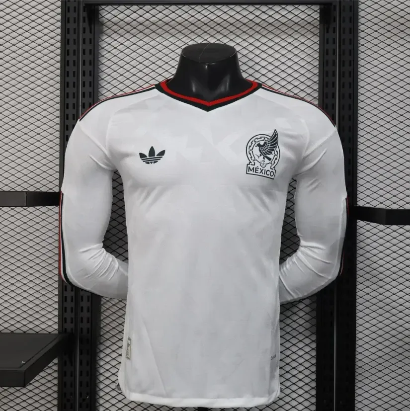 2026 Long Sleeve Player Version Mexico National Team Away Soccer Jersey