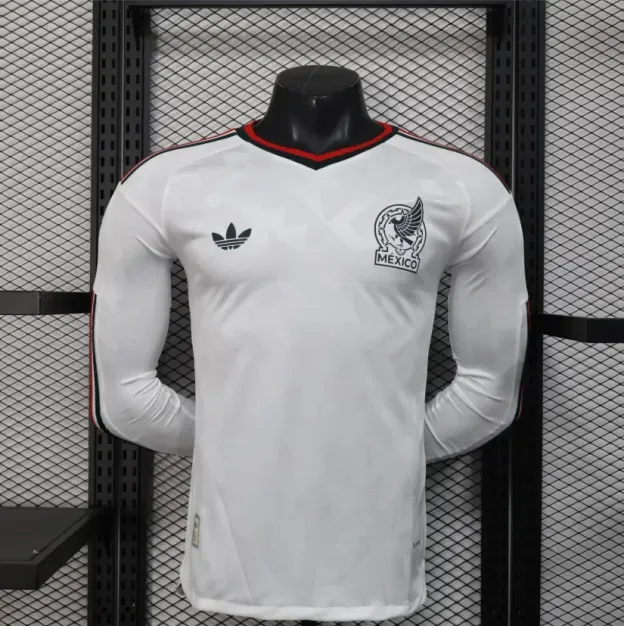 2026 Long Sleeve Player Version Mexico National Team Away Soccer Jersey