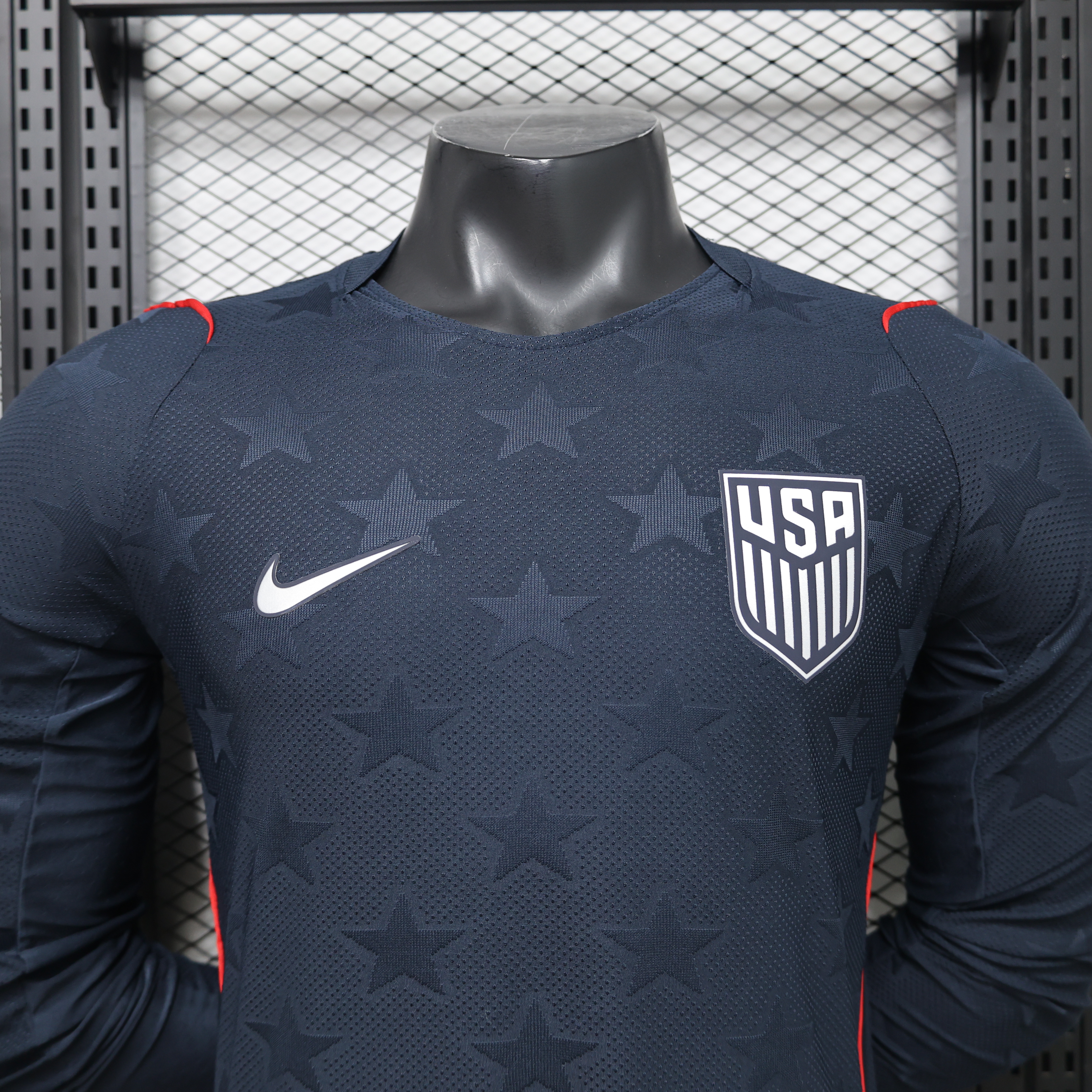 2026 Long Sleeve Player Version United States National Team Away Soccer Jersey