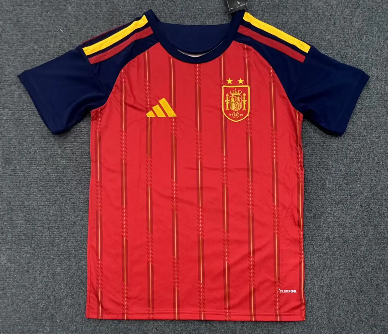 2026 Spain National Team Two-Star Home Soccer Jersey