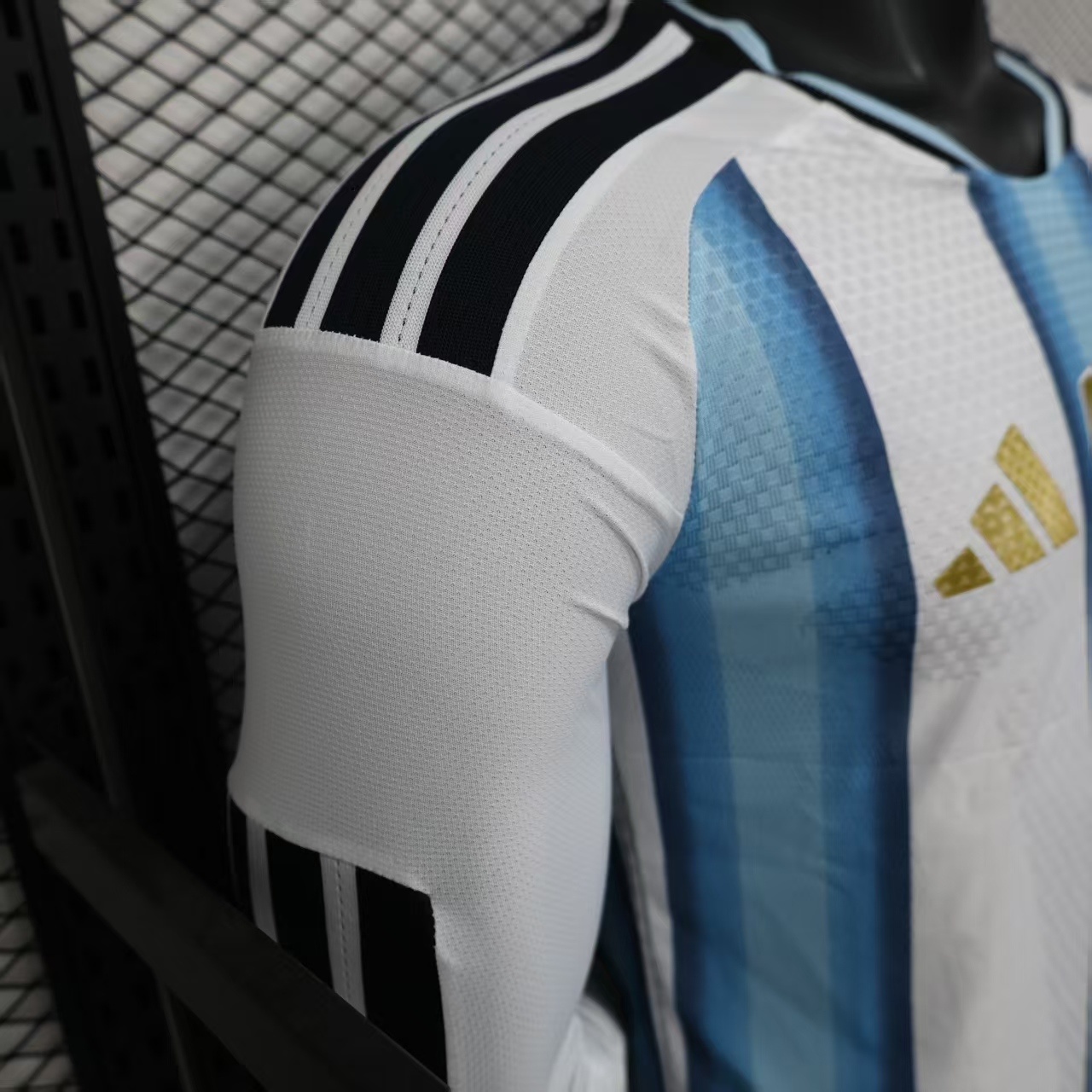 2026 Long Sleeve Player Version Argentina Home Soccer Jersey 