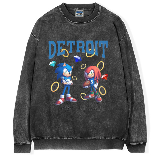 Detroit Gibbs and Montgomery Sonic and Knuckles T-shirt/Sweatshirt