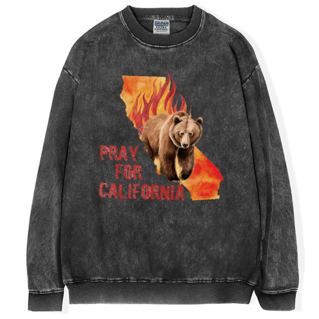 Pray For California Shirt, Los Angeles Fire Recovery Sweatshirt