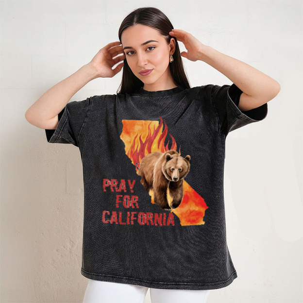 Pray For California Shirt, Los Angeles Fire Recovery Sweatshirt