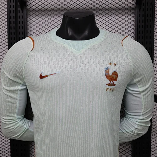 2026 Long Sleeve Player Version France National Team Away Soccer Jersey