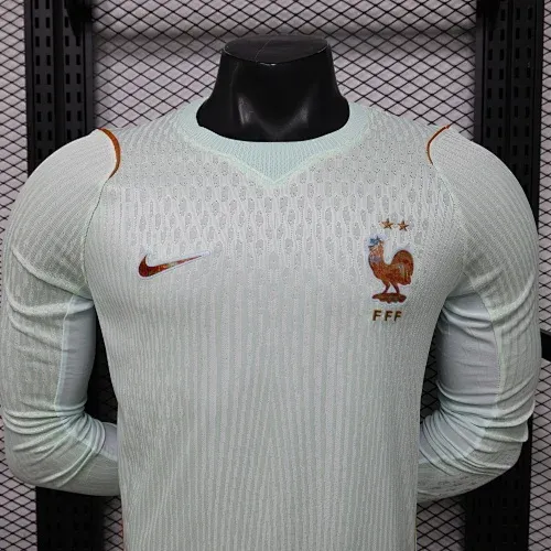 2026 Long Sleeve Player Version France National Team Away Soccer Jersey