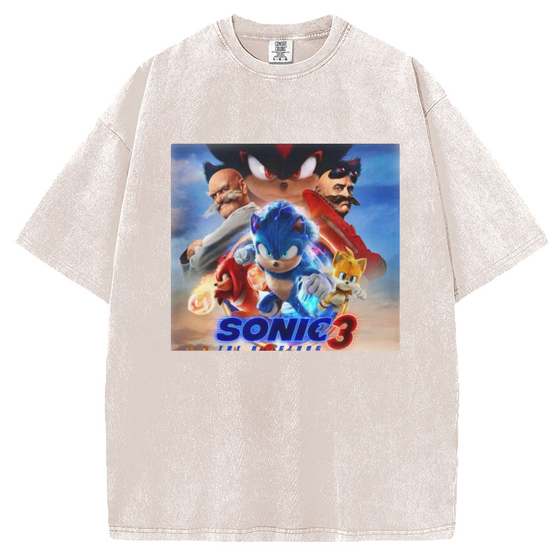 Sonic The Hedgehog 3 Shadow Tails Knuckles T-shirt/Sweatshirt