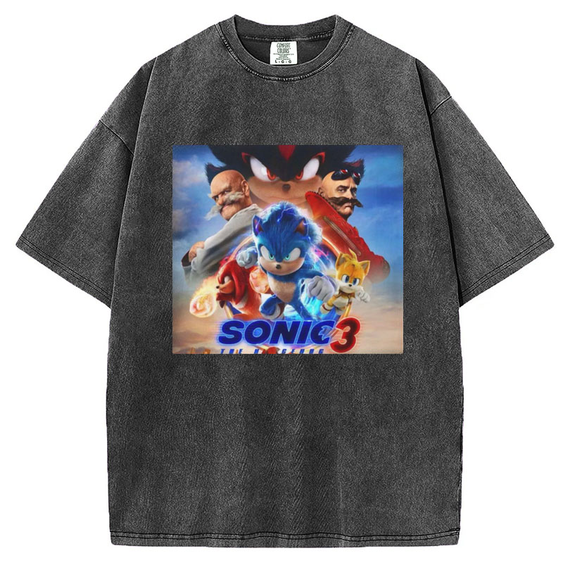 Sonic The Hedgehog 3 Shadow Tails Knuckles T-shirt/Sweatshirt