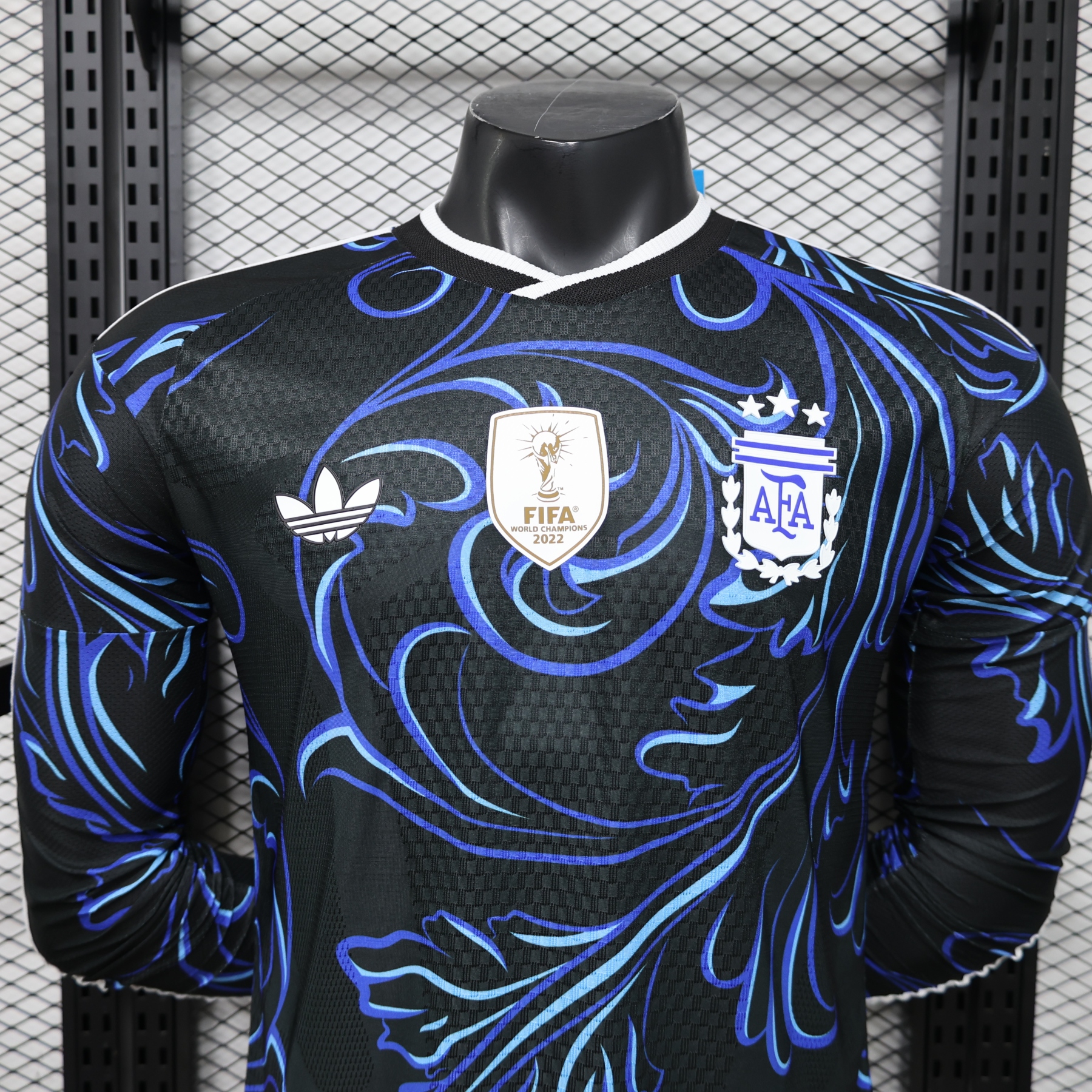 2026 Long Sleeve Player Version Argentina Away Soccer Jersey 