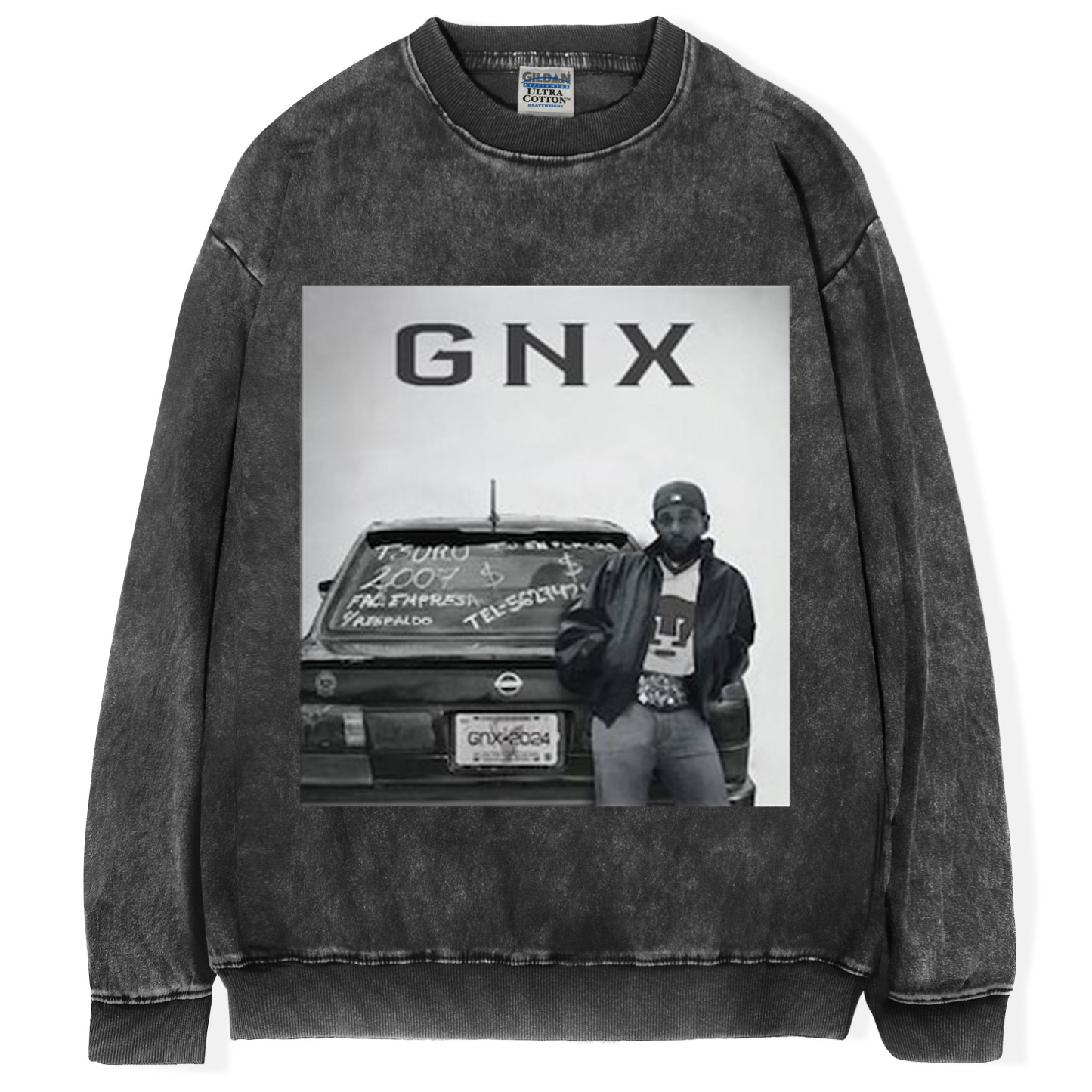 Limited Kendrick GNX White Car T-Shirt, New Viral GNX Album Poster Reference Sweatshirt