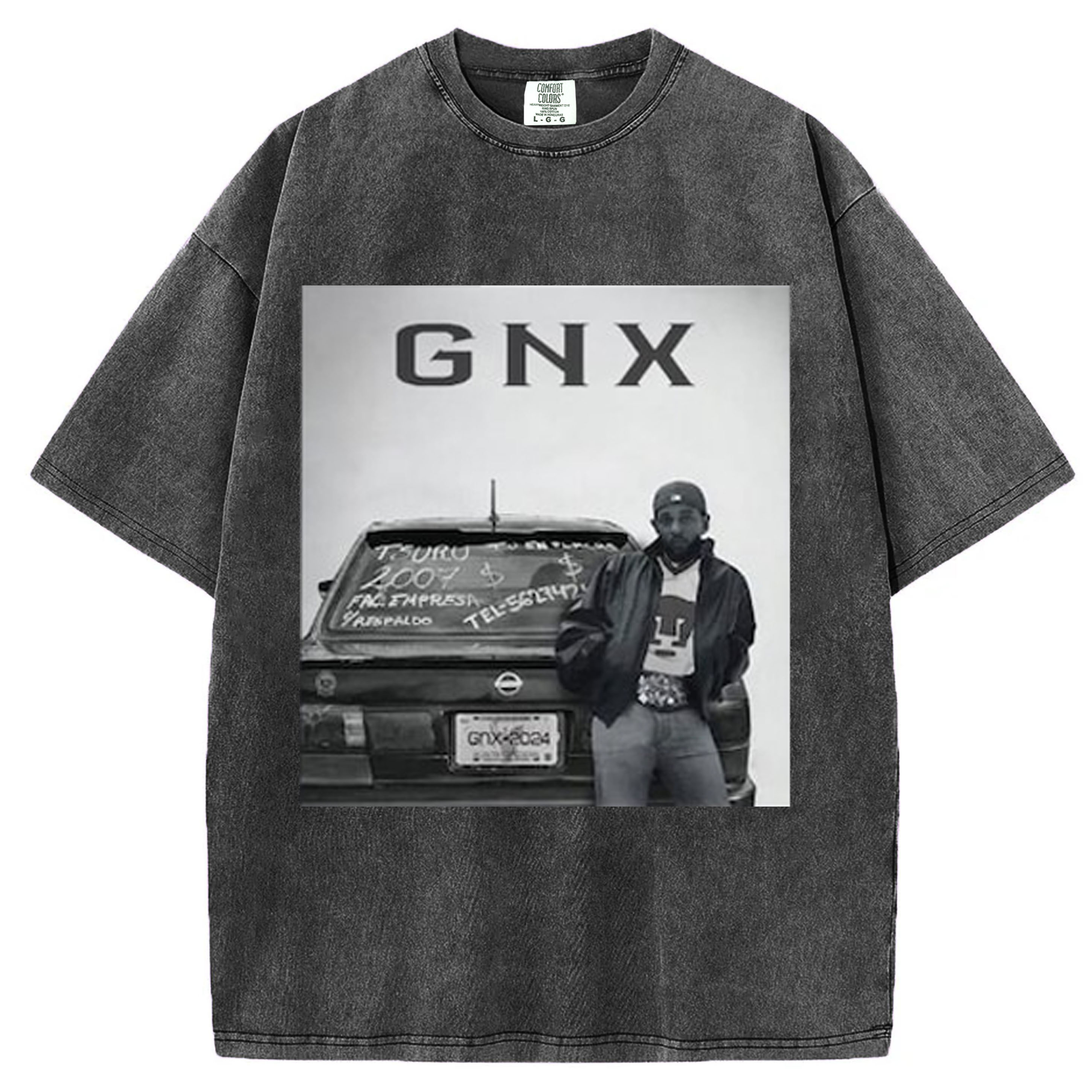 Limited Kendrick GNX White Car T-Shirt, New Viral GNX Album Poster Reference Sweatshirt