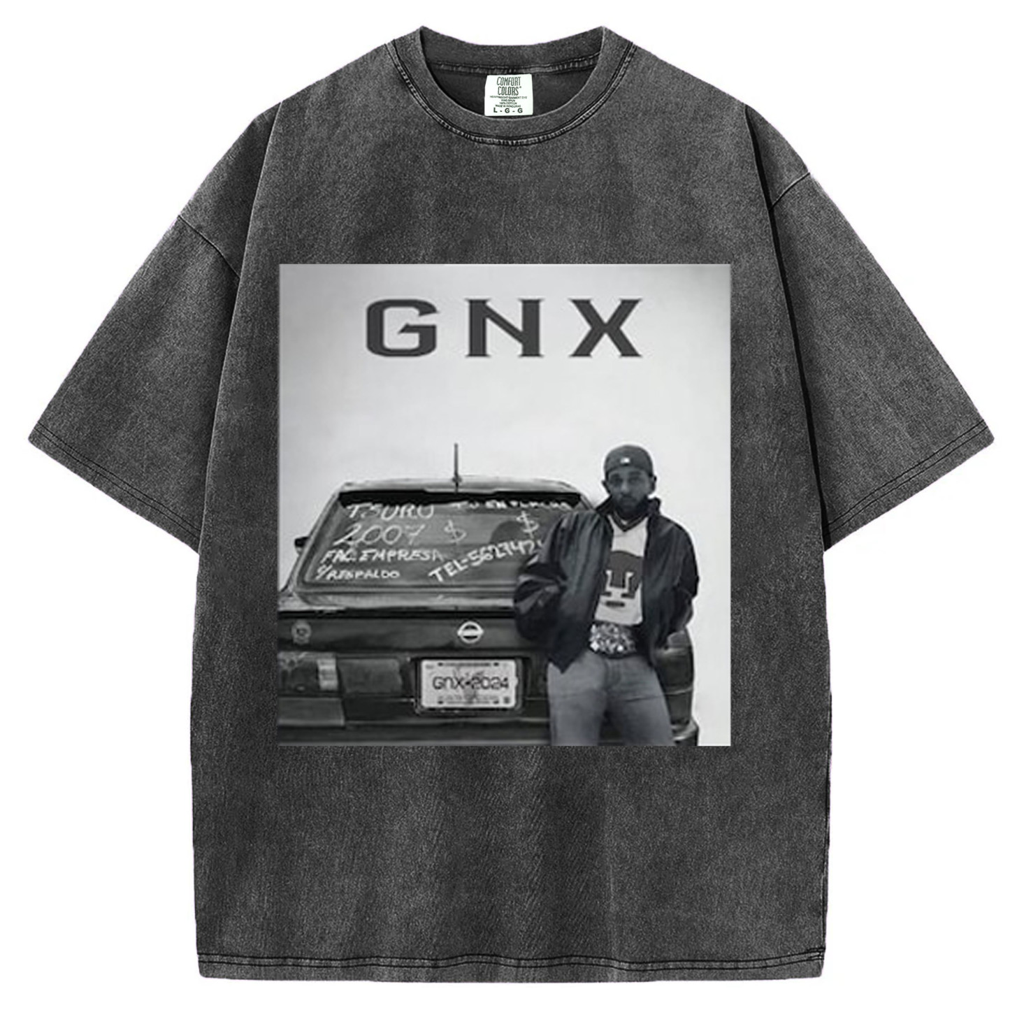 Limited Kendrick GNX White Car T-Shirt, New Viral GNX Album Poster Reference Sweatshirt