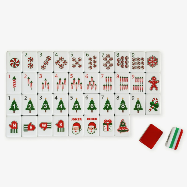 Christmas Mahjong Tiles