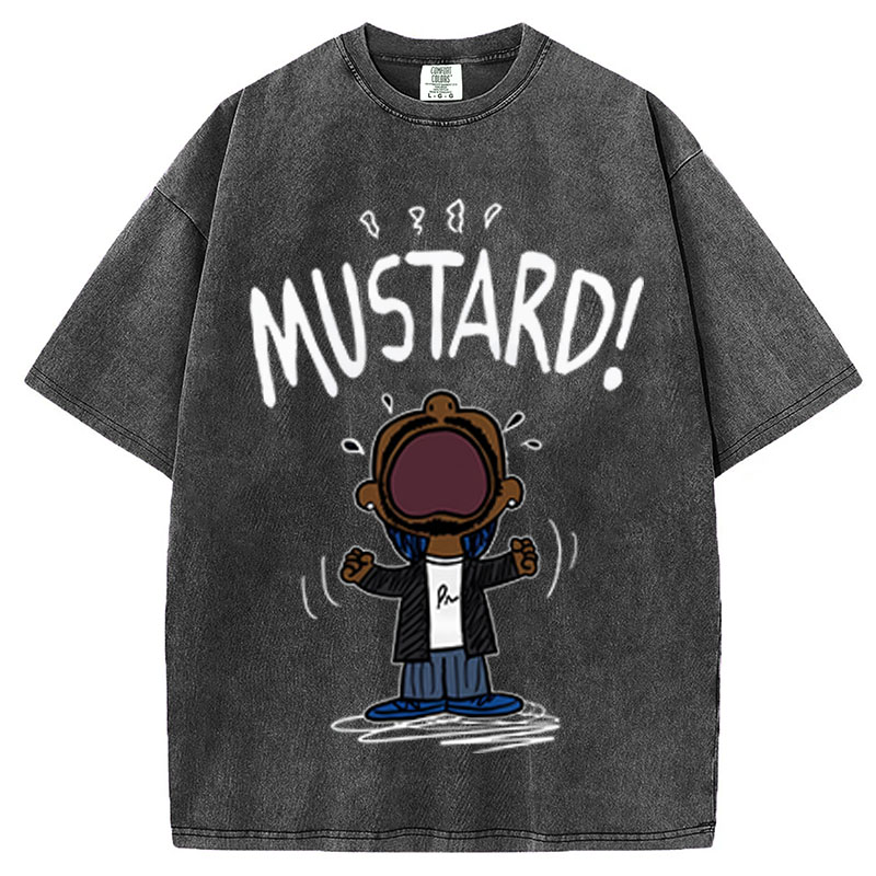 Funny MEME Kendrick Lamar MUSTARD T-Shirt, New Viral GNX Album Reference Sweatshirt