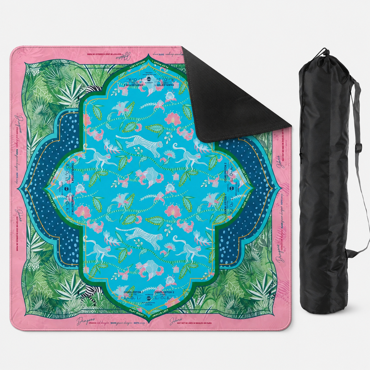 Tropical Menagerie Mahjong Mat