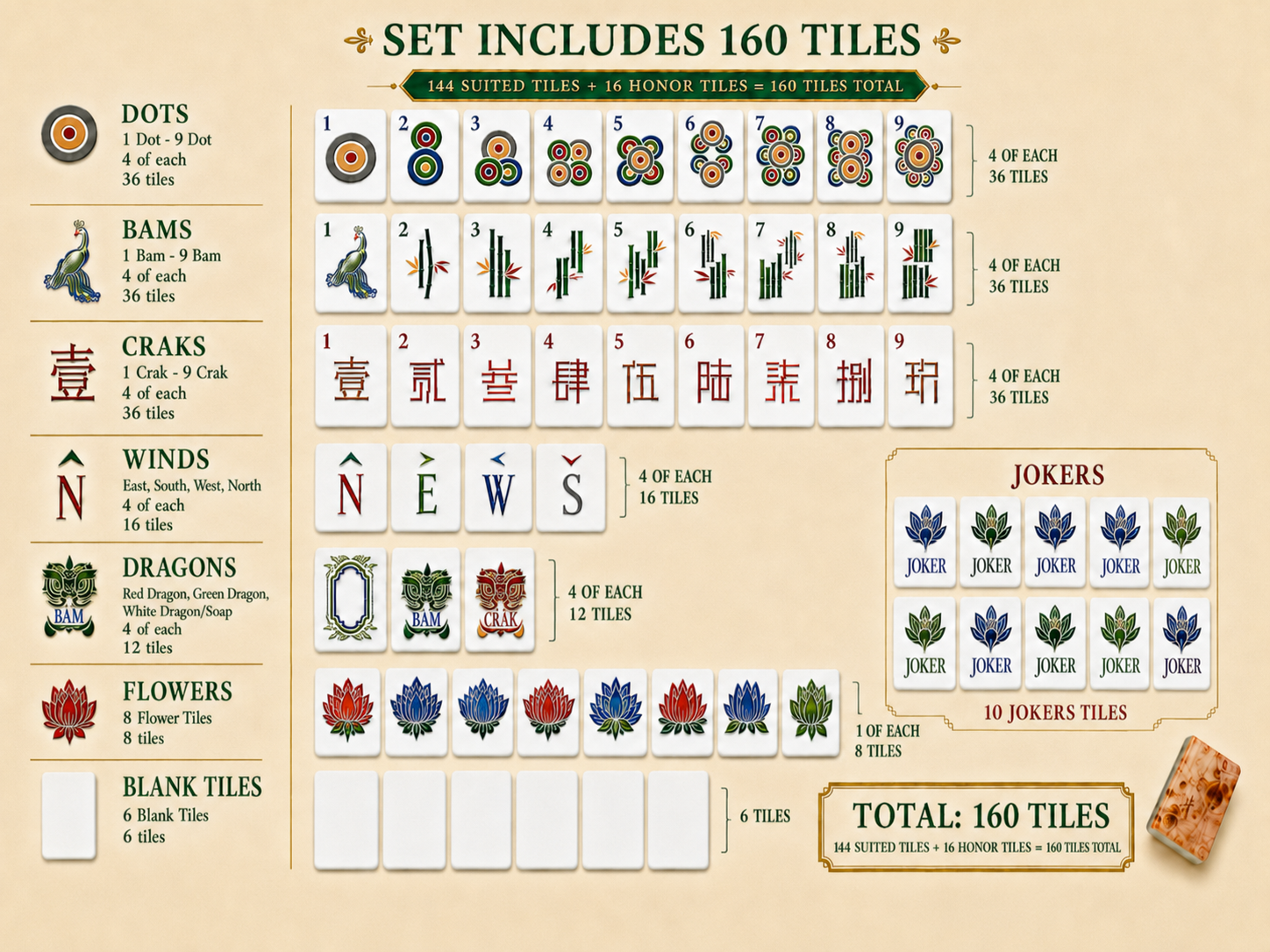 Heritage Mahjong Tiles