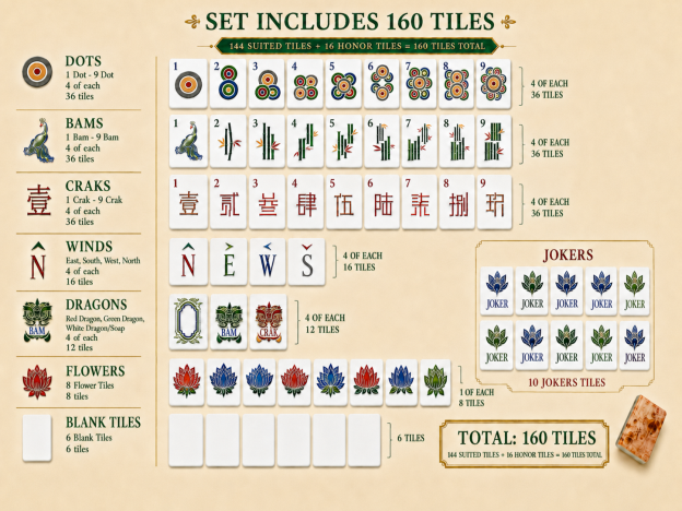Heritage Mahjong Tiles
