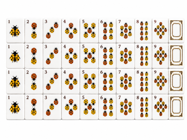Leopard Luxe Mahjong Tiles