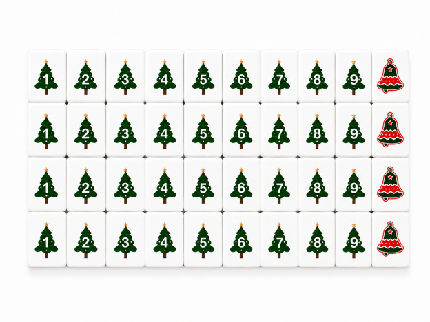 Christmas Mahjong Tiles