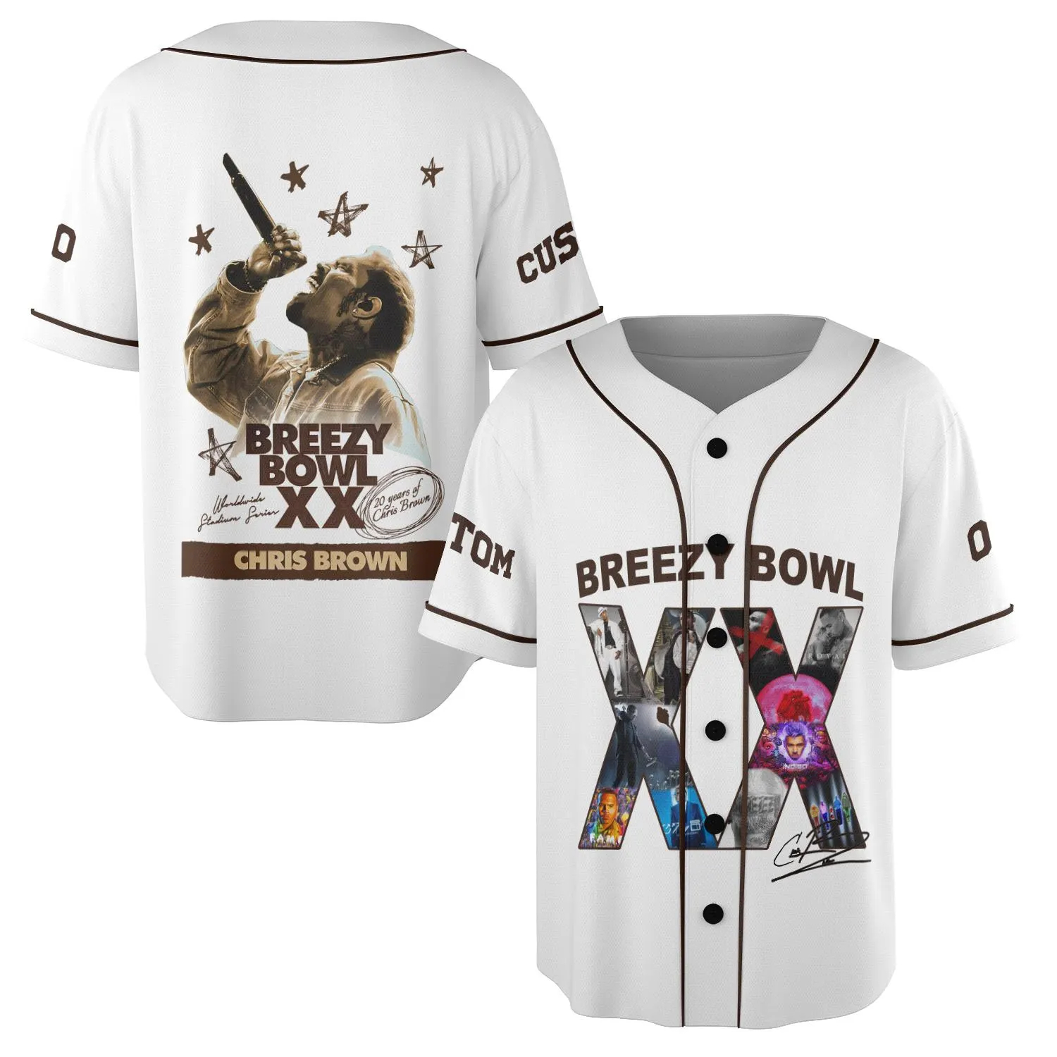 Chris Brown Breezy Bowl XX Tour Shirt