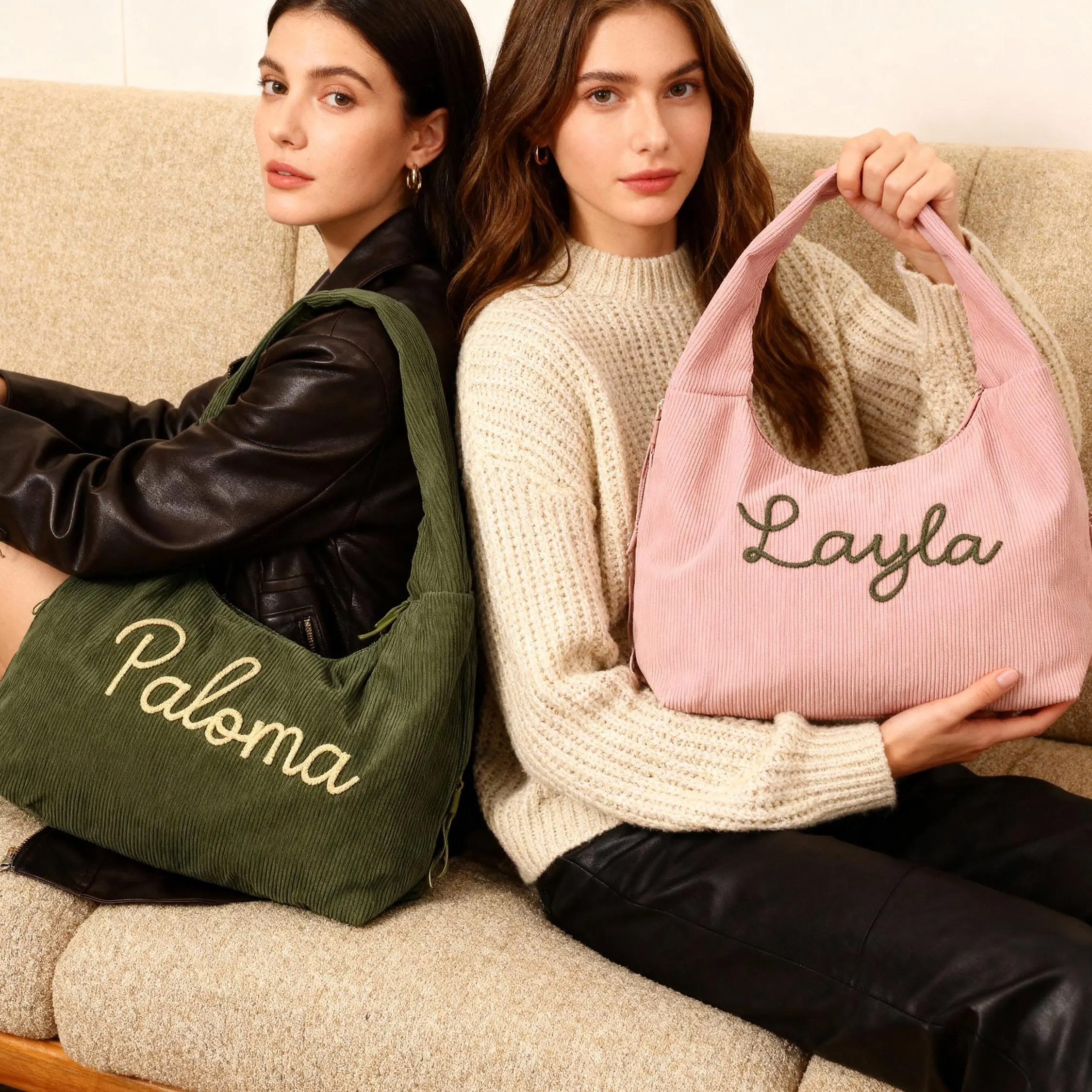 Custom Corduroy Tote Bag