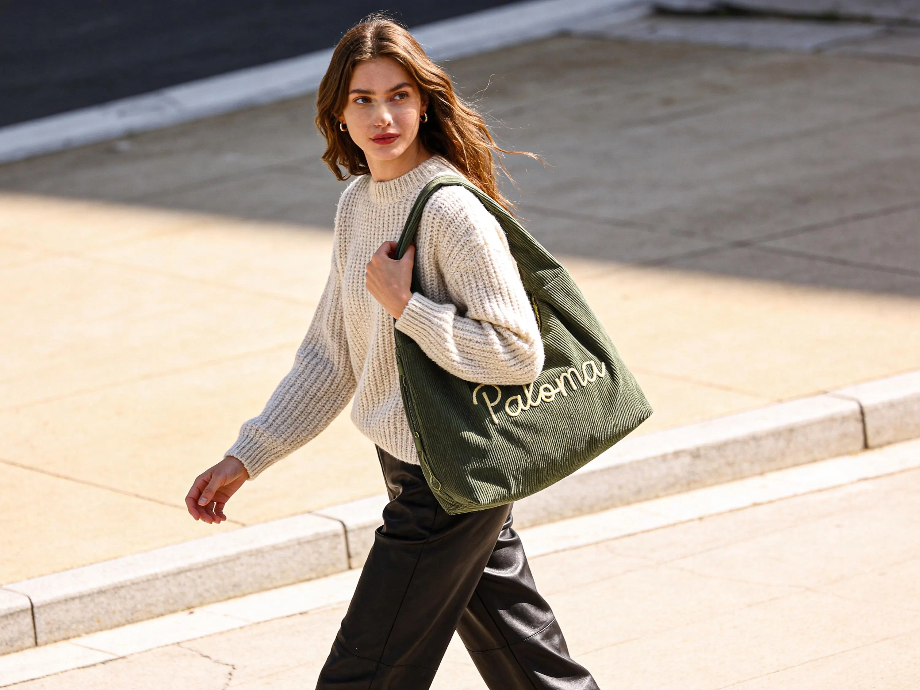 Custom Corduroy Tote Bag