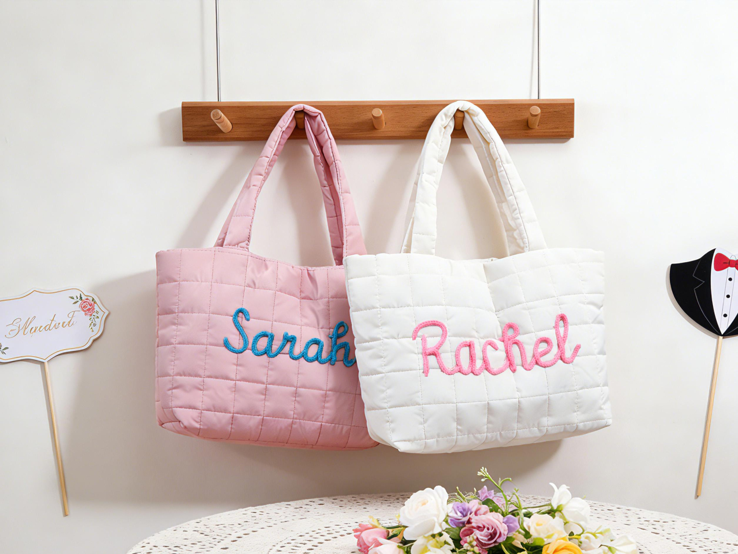 Personalized Name Tote Bag