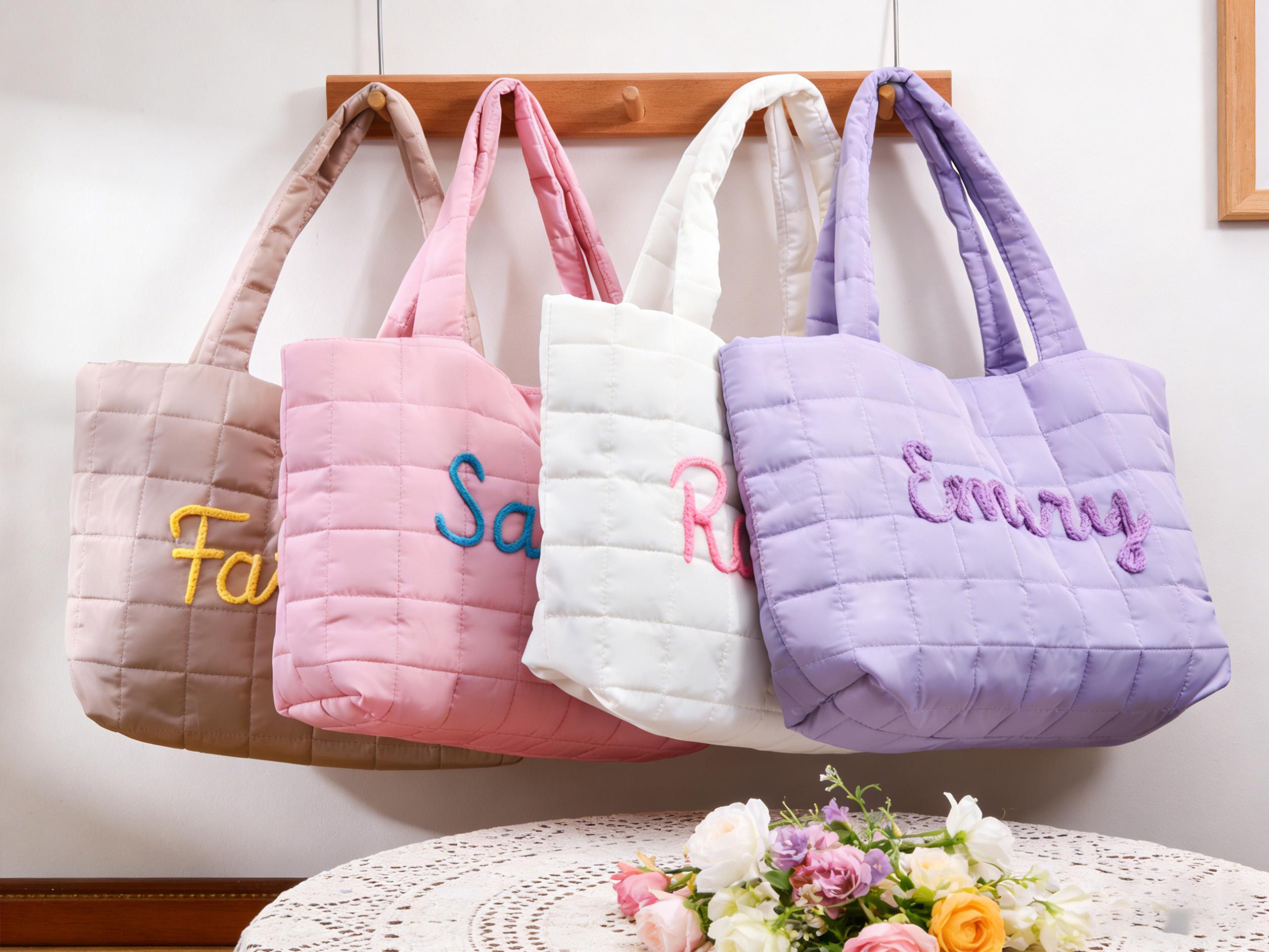 Personalized Name Tote Bag