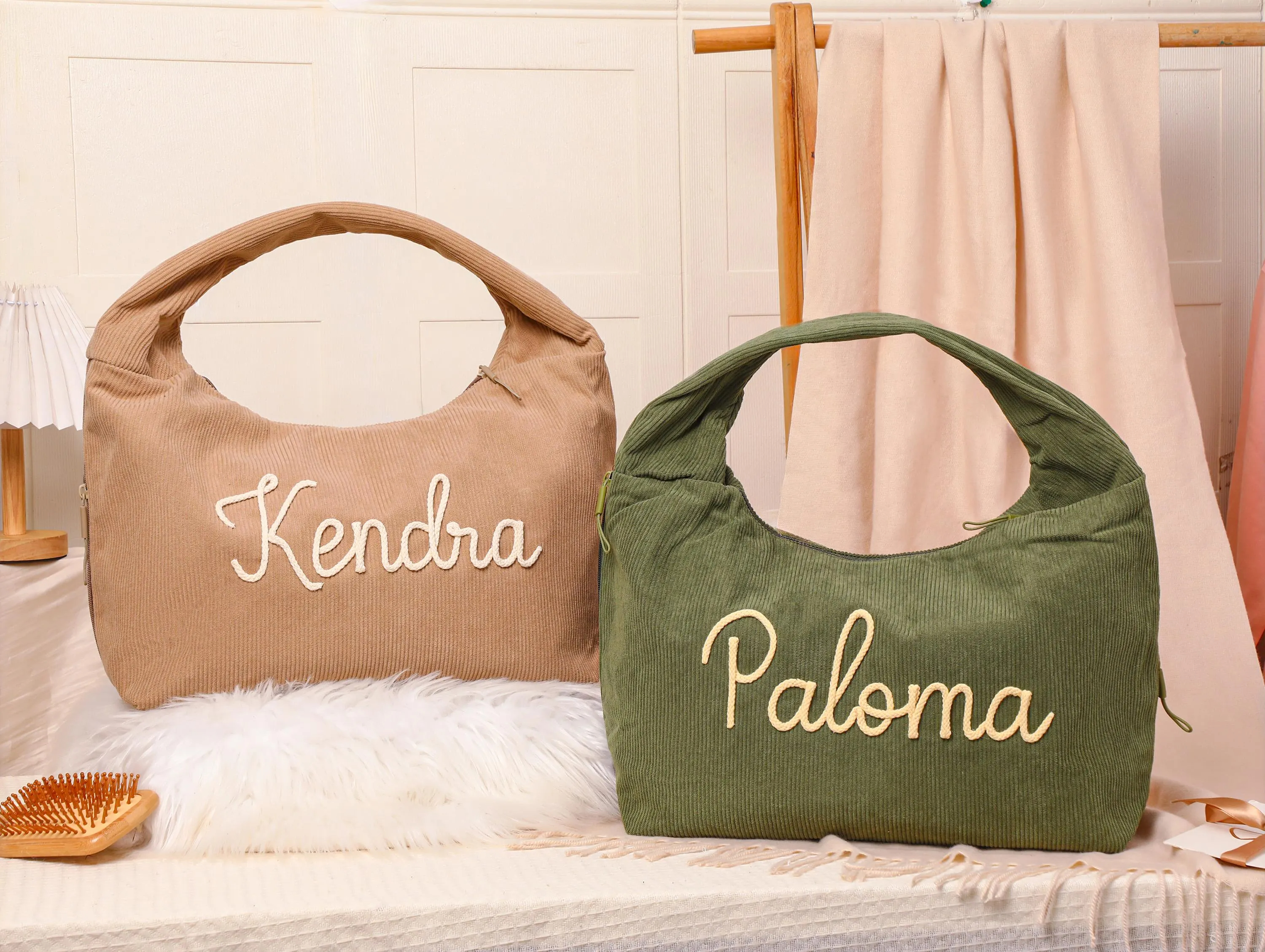 Custom Corduroy Tote Bag