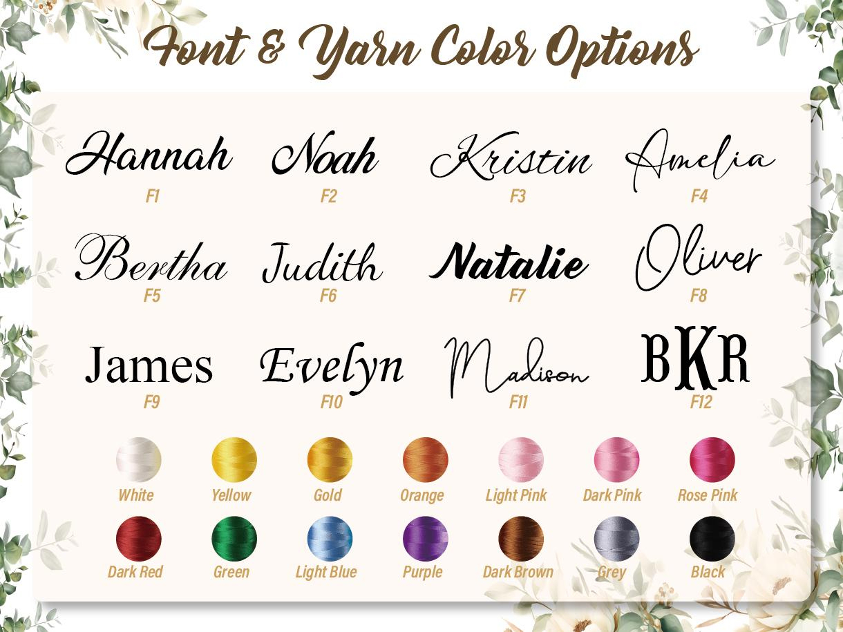 Personalized Embroidery Name Beach Straw Bag