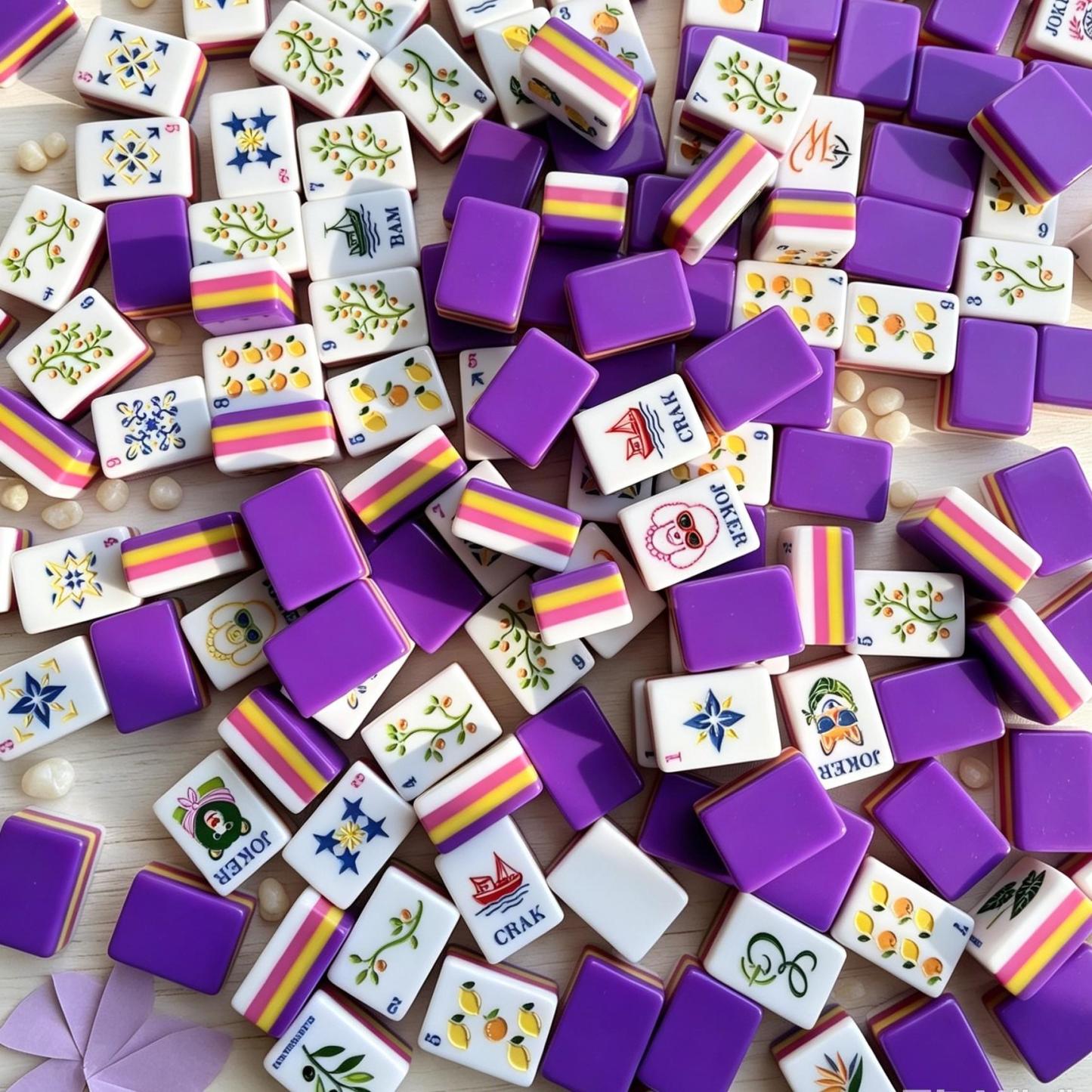 Mediterranean Citrus Mahjong Tiles