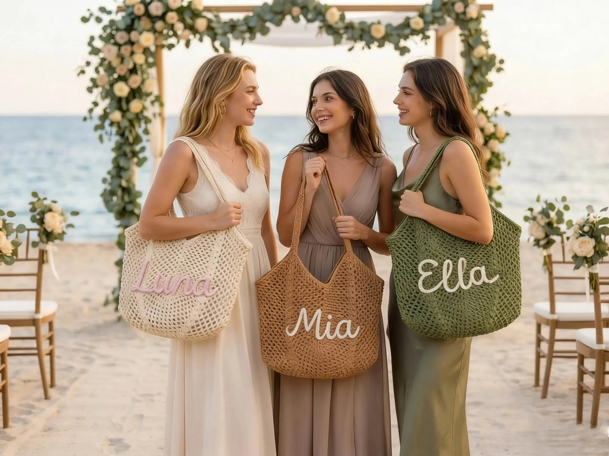 Personalized Beach Tote Bag