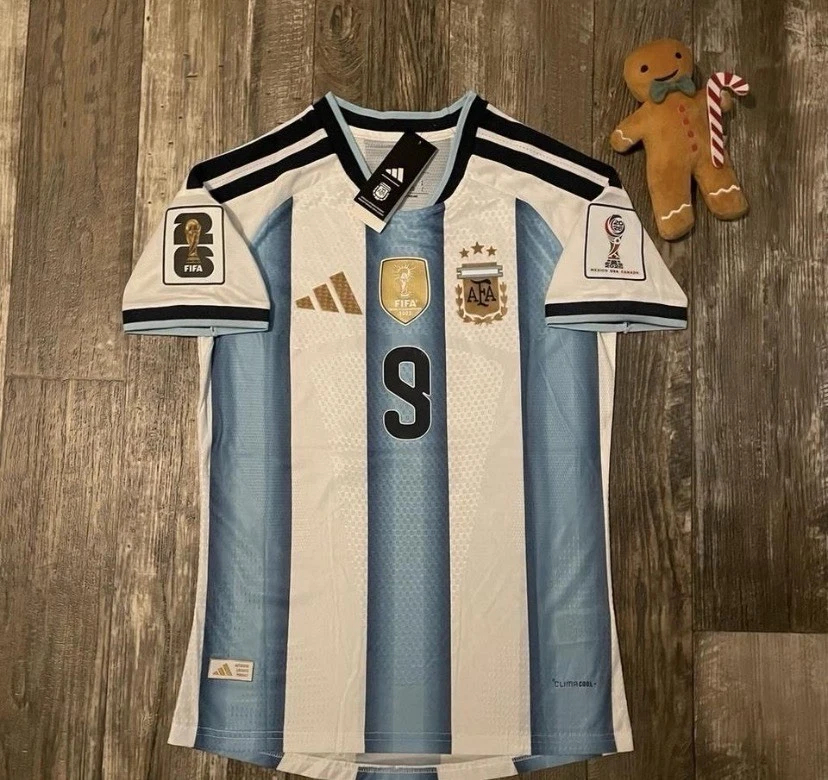 Julián Álvarez 2026 Argentina Home Soccer Jersey 