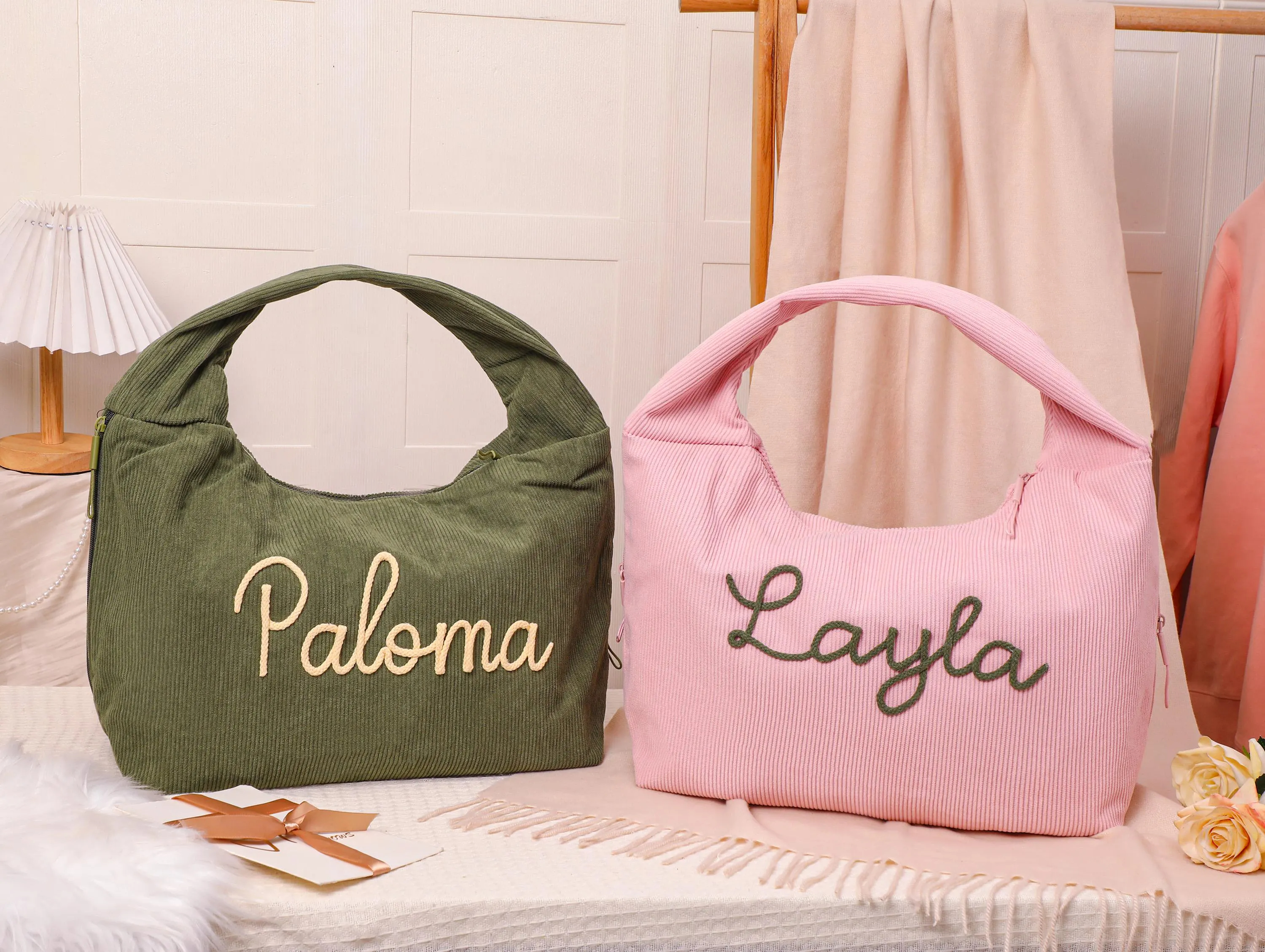 Custom Corduroy Tote Bag